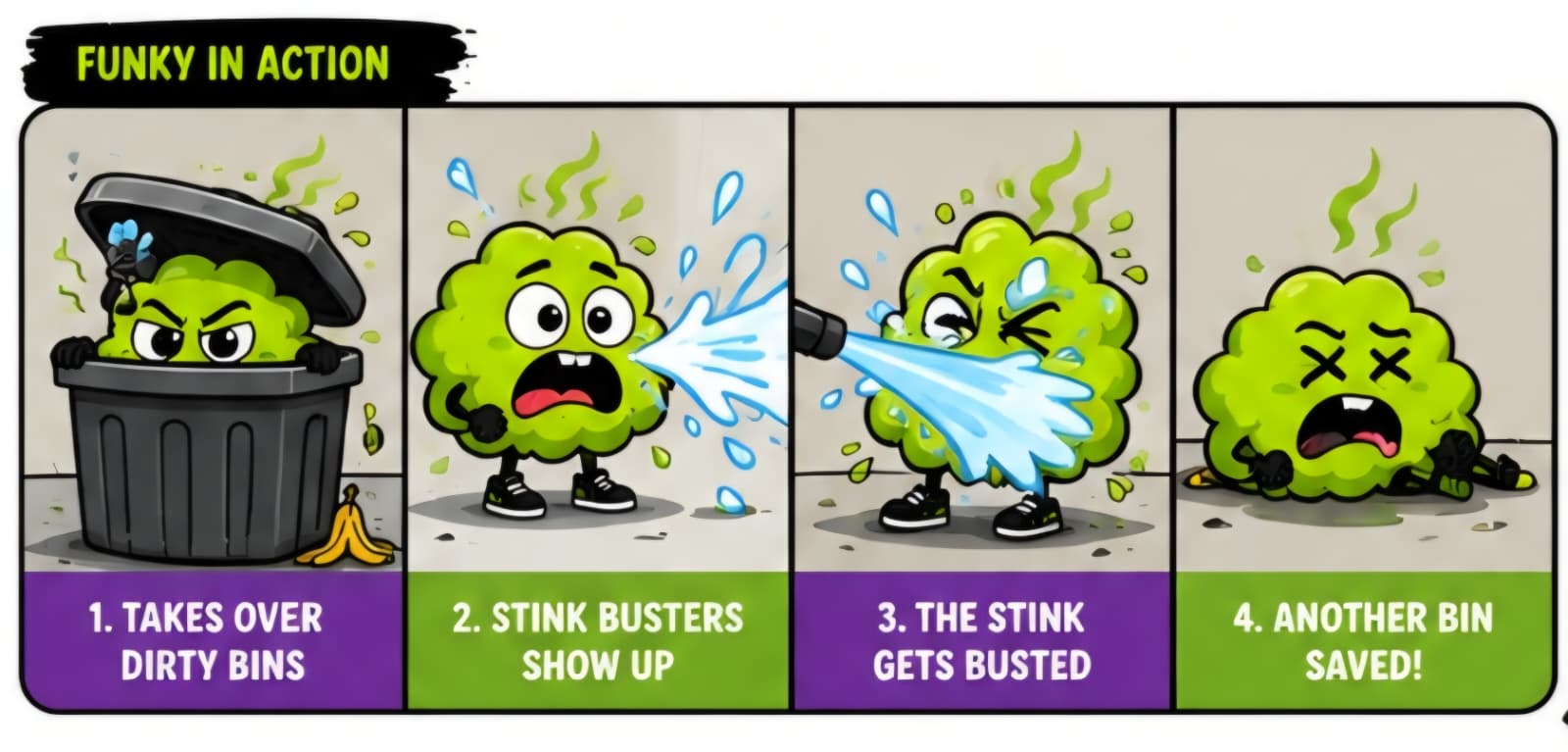 Funky the slime monster